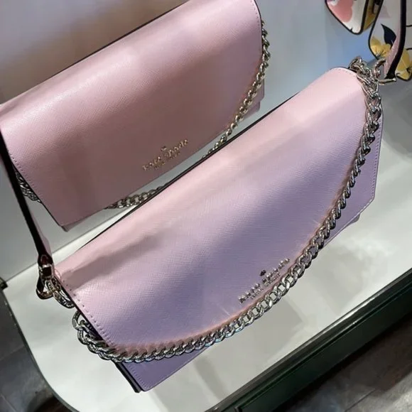 Kate Spade Carson Convertible Crossbody Chalk Pink - Picture 6 of 16